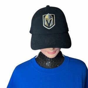 Las Vegas Golden Knights NHL Dad Hat Cap Black Adjustable Strapback OSFM
